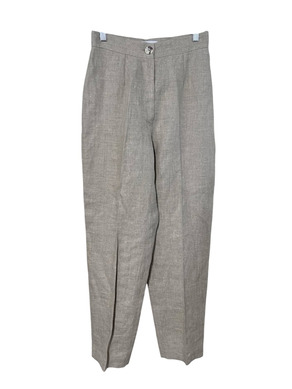 Gantos Vintage High Rise Tapered Leg Pleated Linen Dress Pants Size 6